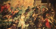 RUBENS, Pieter Pauwel The Apotheosis of Henry IV and the Proclamation of the Regency of Marie de Medicis on May France oil painting artist
